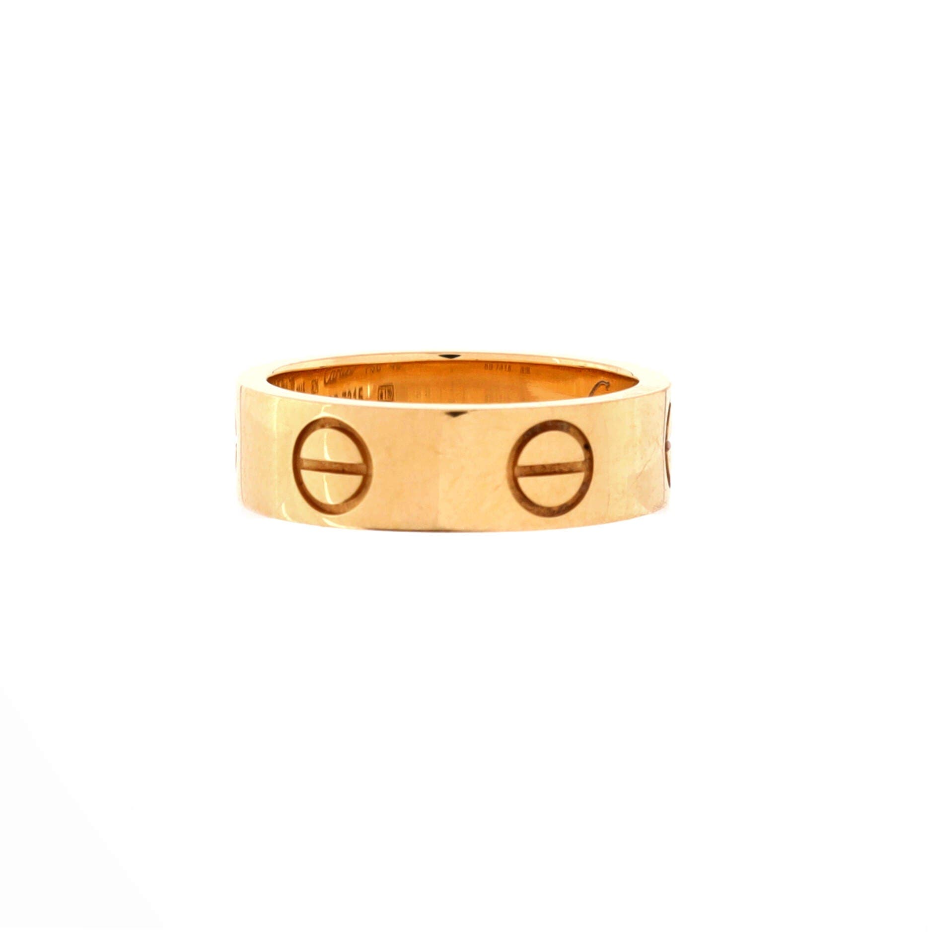 Love Band Ring 18K Yellow Gold, Alternate, color, Metallic Gold