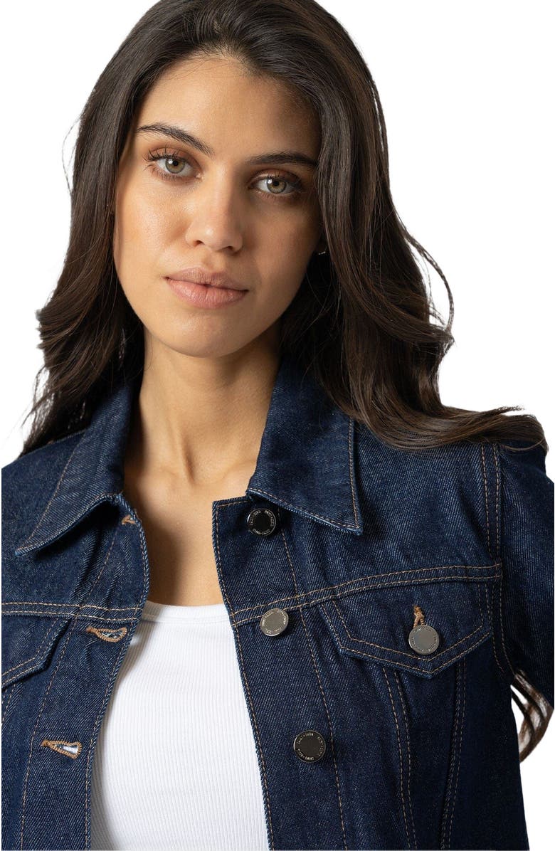 Saint + Sofia Bowie Denim Jacket, Alternate, color, Blue