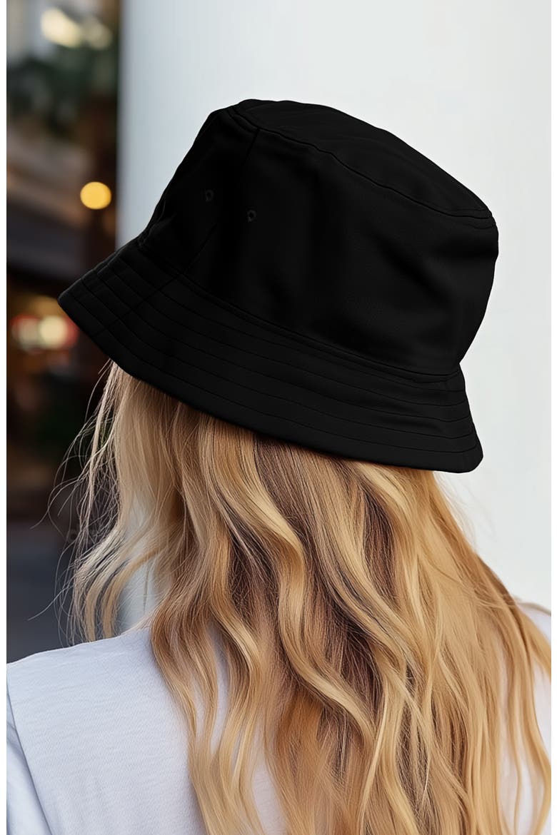 Bow Bucket Hat, Alternate, color, Black