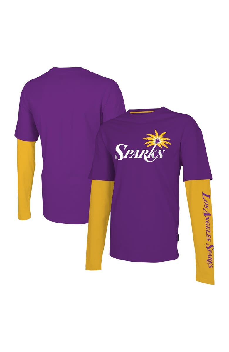 Stadium Essentials Unisex Stadium Essentials Purple Los Angeles Sparks Spectator Long Sleeve T-Shirt, Alternate, color, Purple