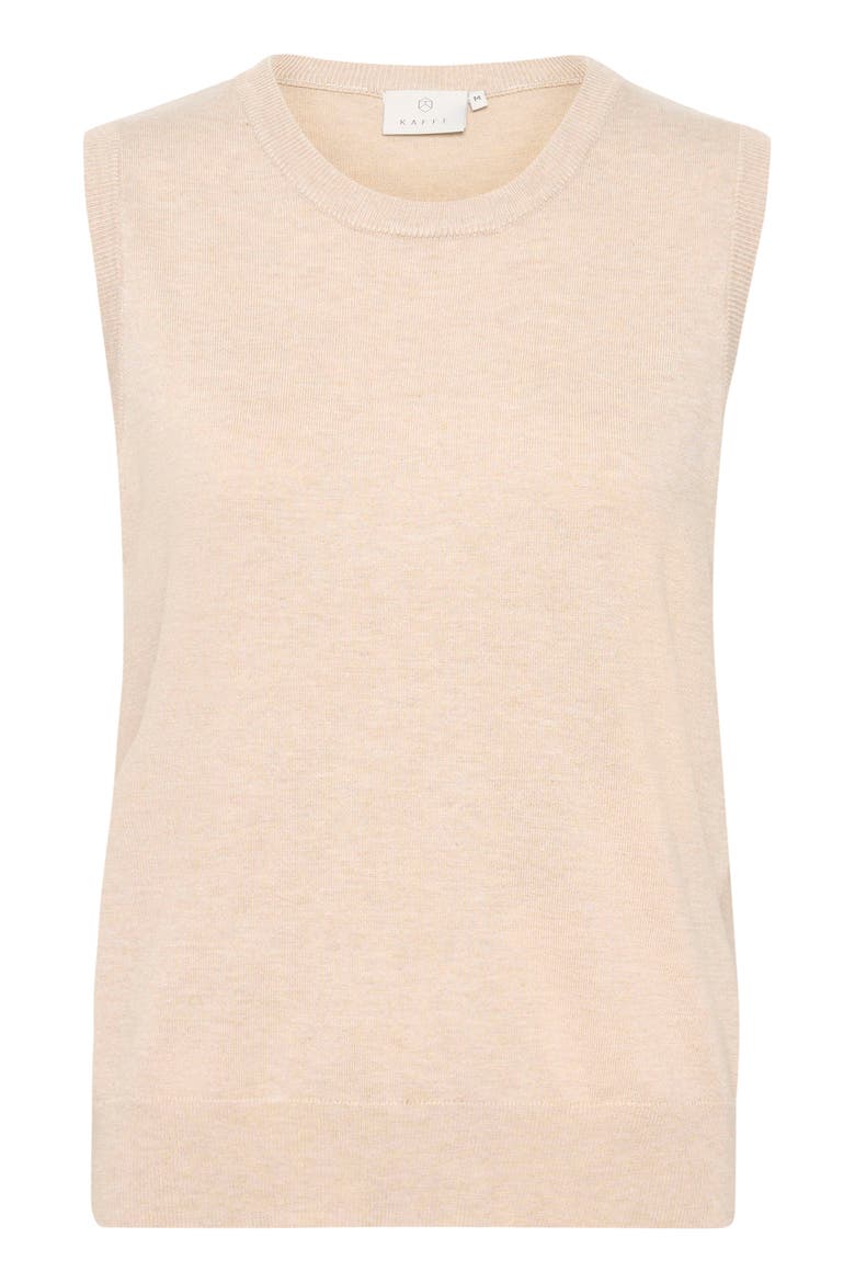 KAlizza Round Neck Sleeveless Pullover, Alternate, color, Feather Gray Melange