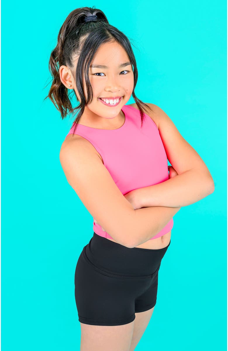 Destira High Waisted Performance Short, Alternate, color, Black