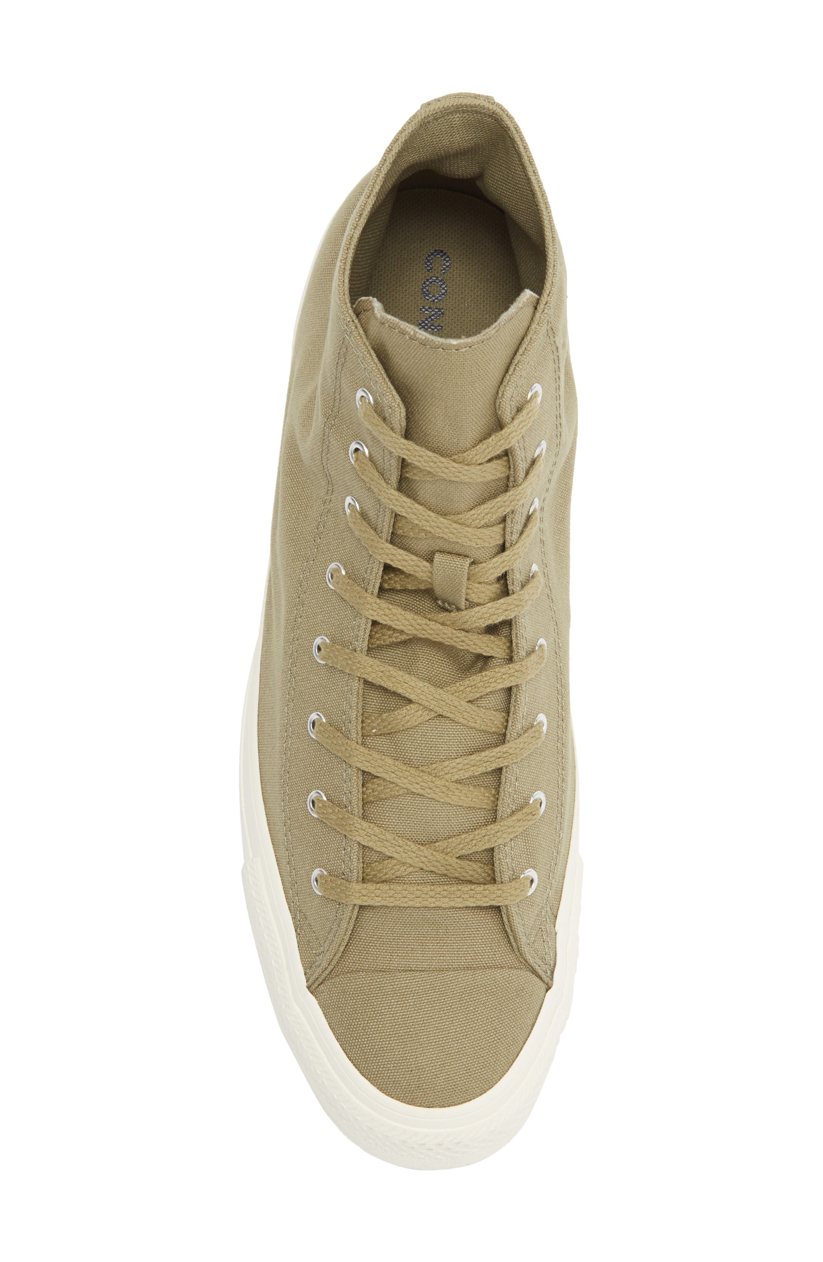 Converse Gender Inclusive Chuck Taylor<sup>®</sup> All Star<sup>®</sup> High Street Mid Cold Star Sneaker, Alternate, color, Mossy Sloth/ Egret