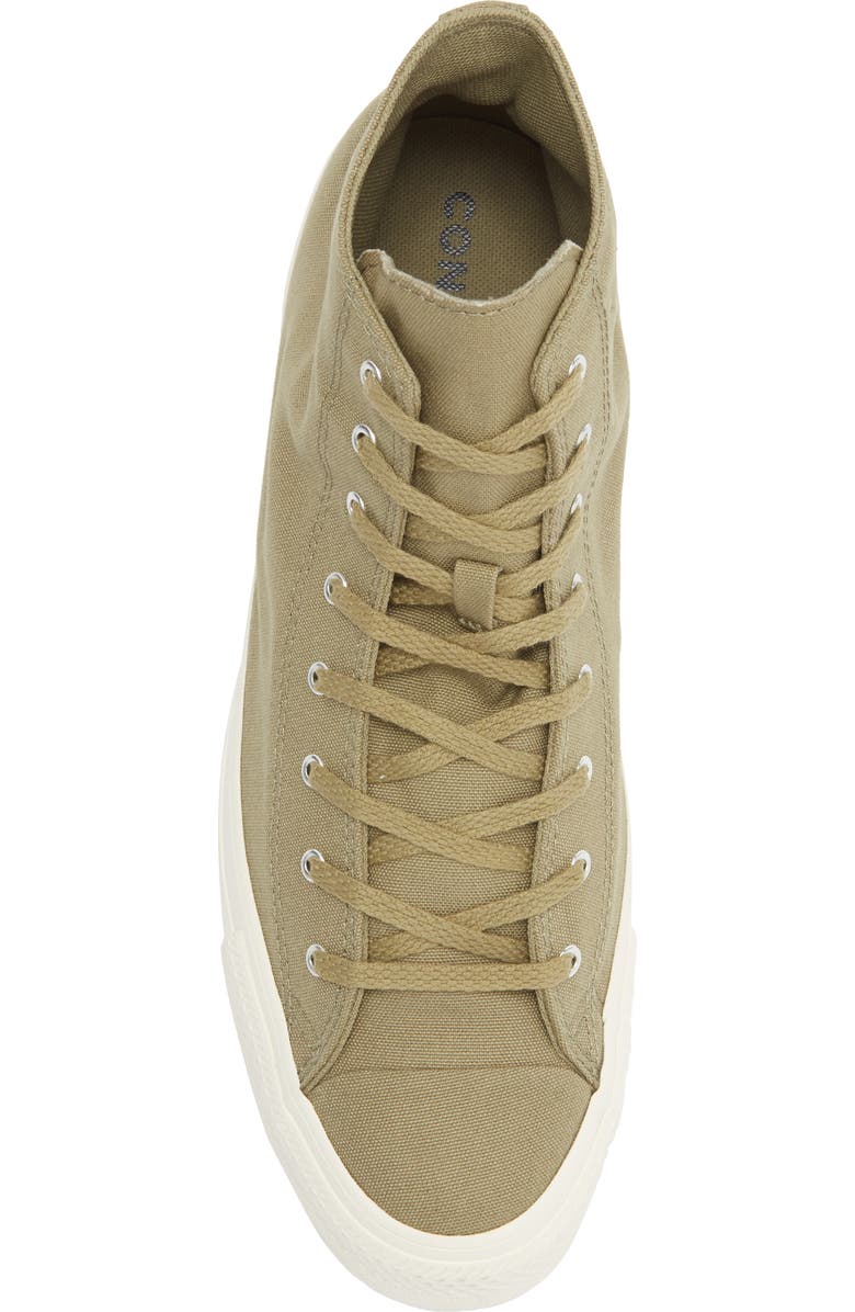 Converse Gender Inclusive Chuck Taylor<sup>®</sup> All Star<sup>®</sup> High Street Mid Cold Star Sneaker, Alternate, color, Mossy Sloth/ Egret