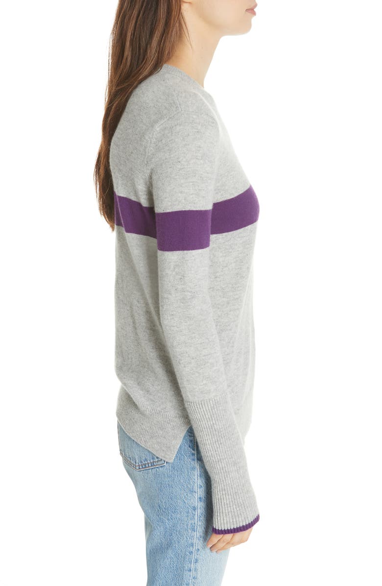 La Ligne Bold Stripe Cashmere Sweater, Alternate, color,