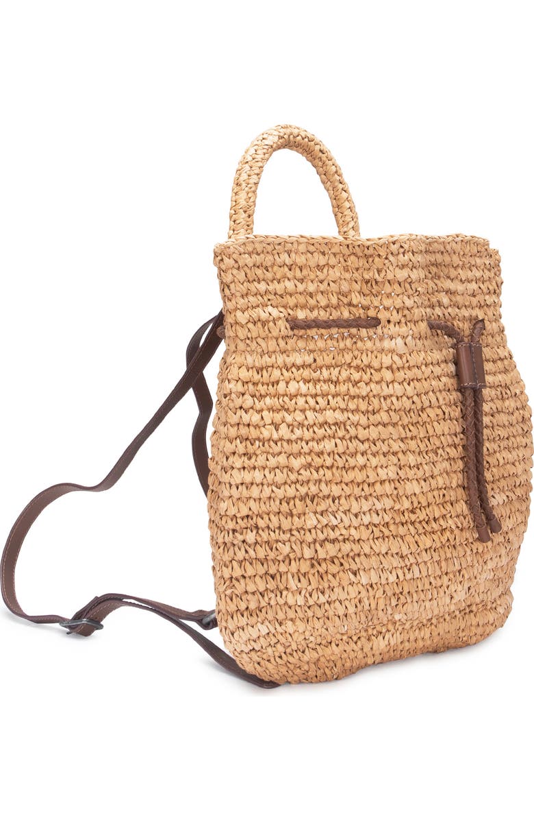 Faherty drawstring backpack, Alternate, color, Natural