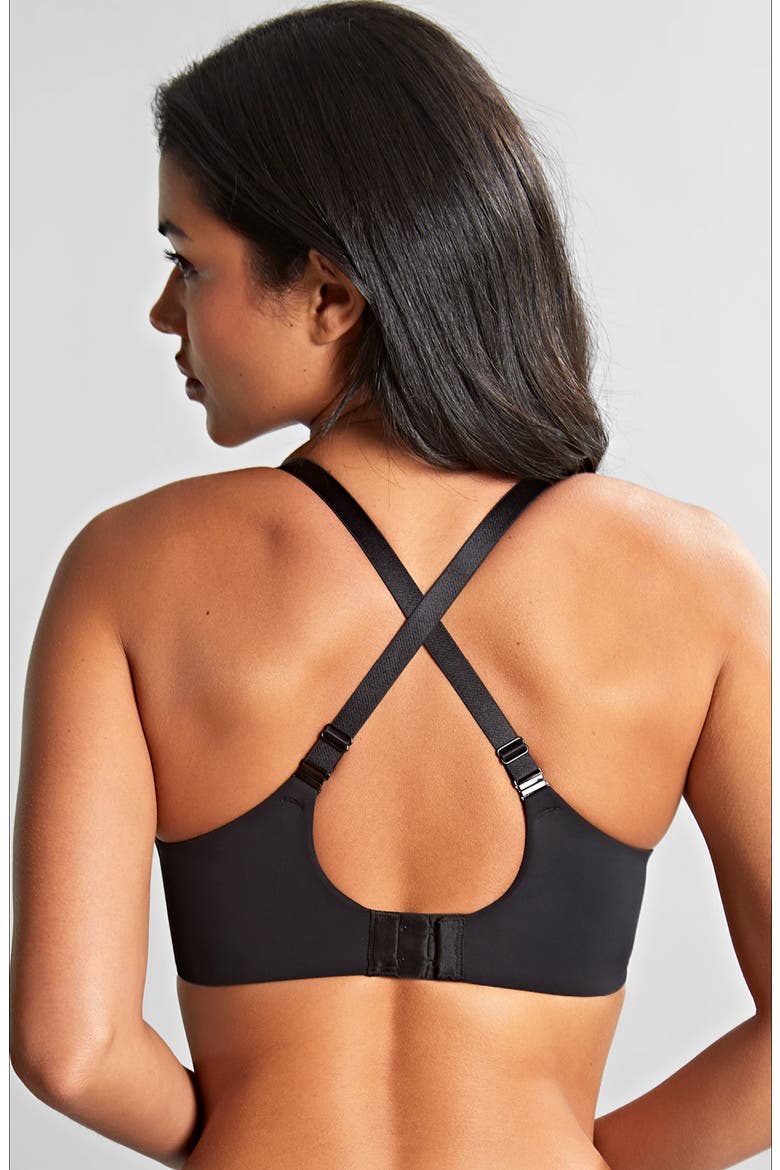 365 Underwire Smooth & Seamless T-Shirt Bra, Alternate, color, BLACK