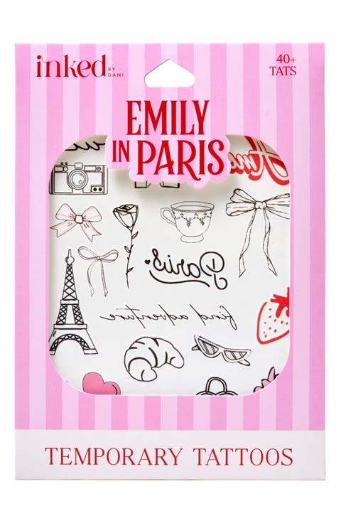 Emily in Paris Temporary Tattoos