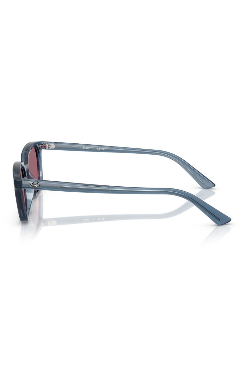 52mm Pillow Sunglasses, Alternate, color, LIGHT BLUE