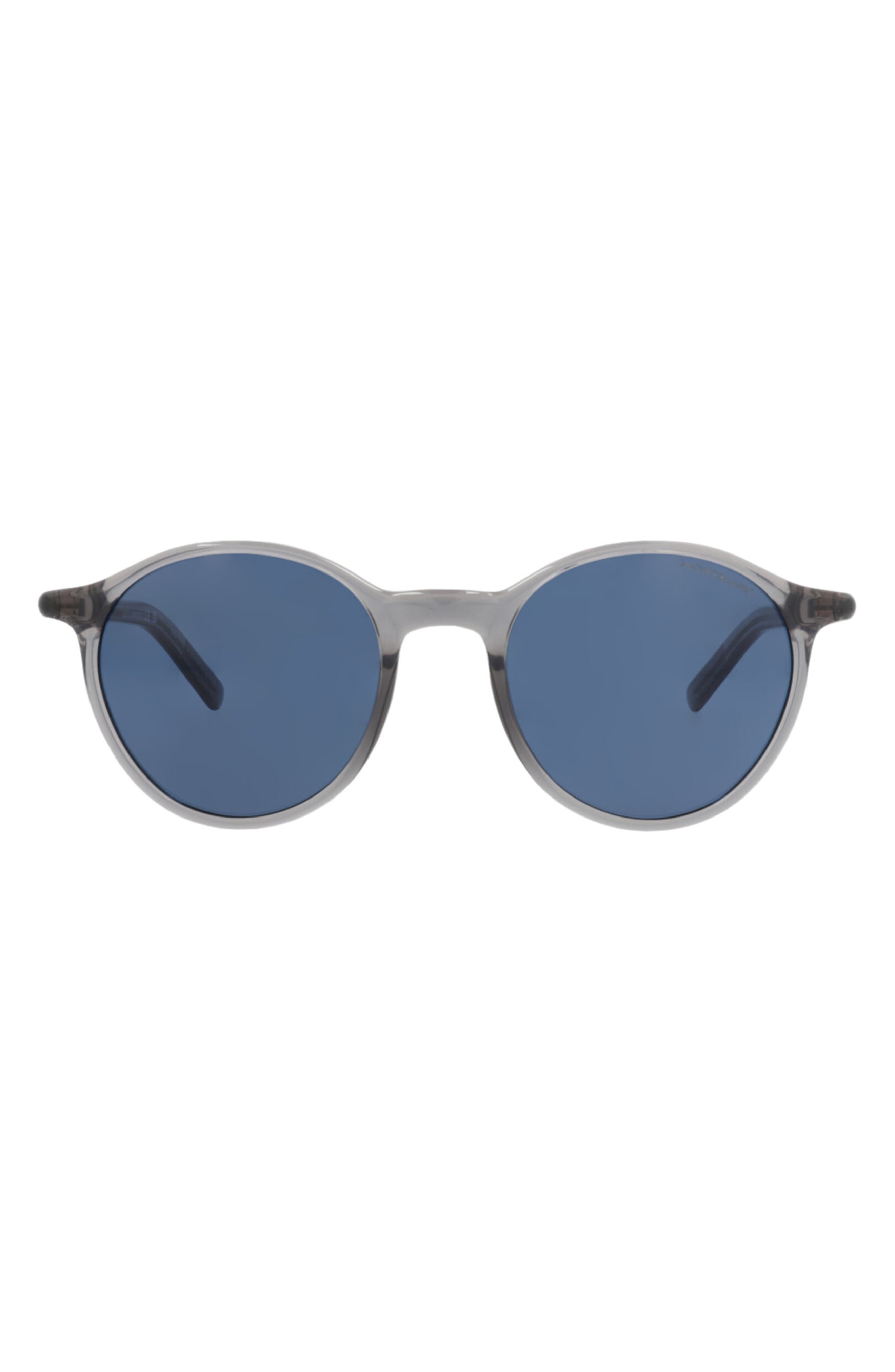 Montblanc 50mm Core Round Sunglasses