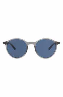 Montblanc 50mm Core Round Sunglasses