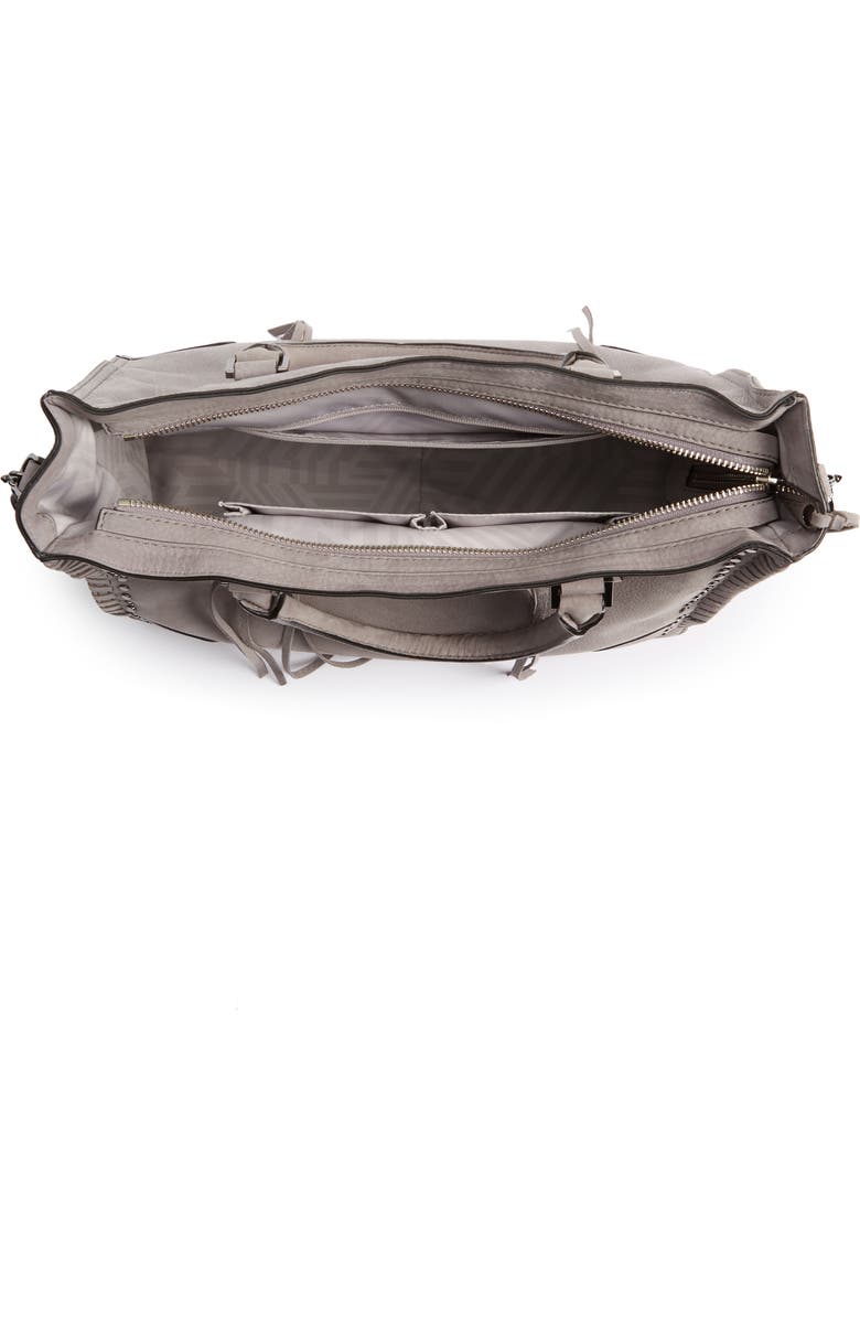 Rebecca Minkoff Regan Studded Leather Satchel, Alternate, color,