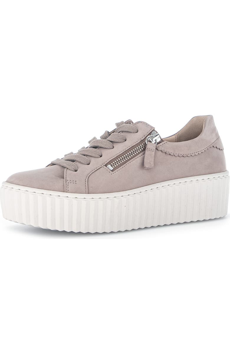 Gabor 43.200 Platform Sneaker, Main, color, Creme