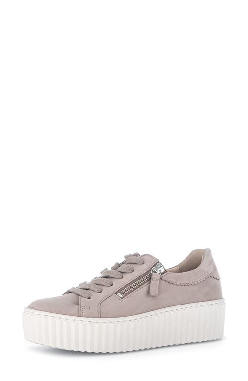 Gabor 43.200 Platform Sneaker In Creme