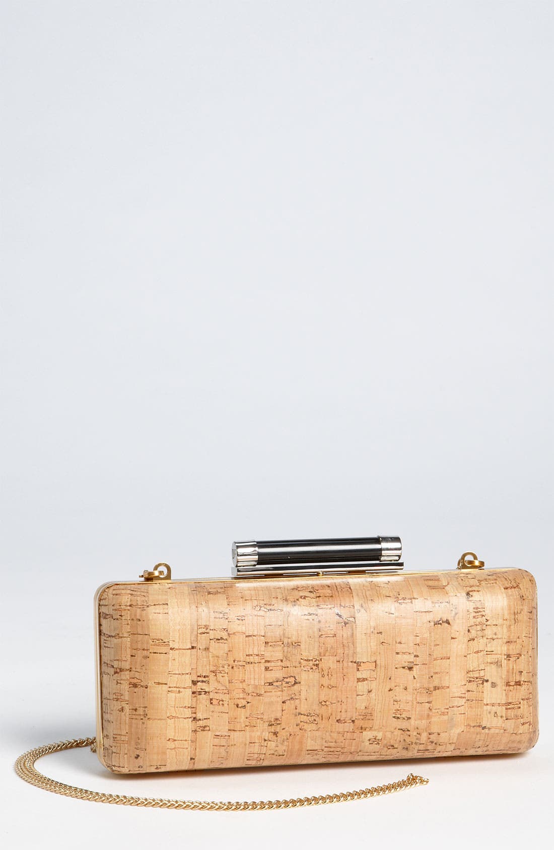'Tonda' Cork Clutch, Main, color, NATURAL