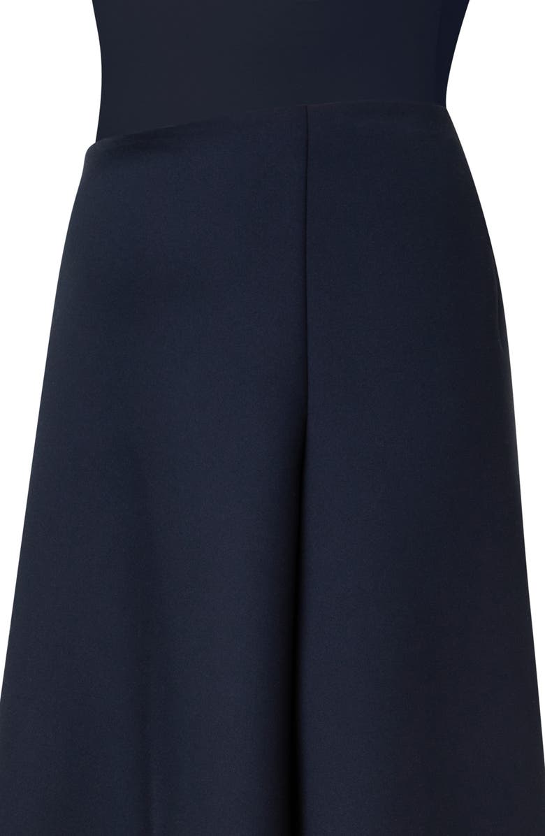 Akris Techno Neoprene A-Line Skirt, Alternate, color, 