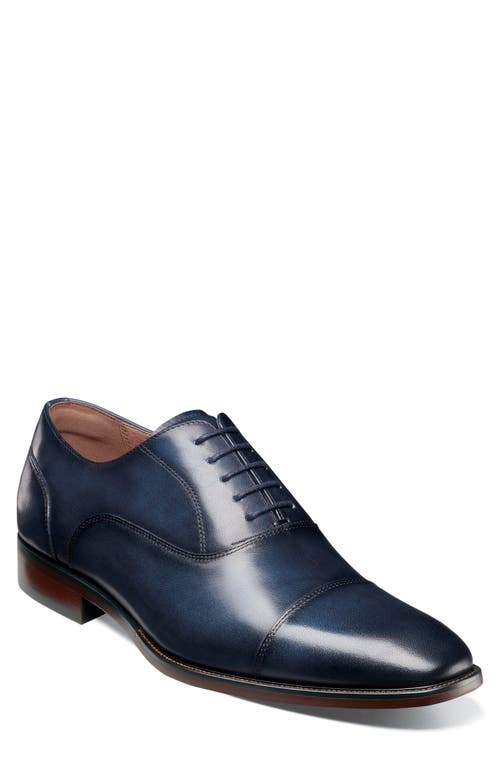 Florsheim Sorrento Lux Cap Toe Oxford In Navy