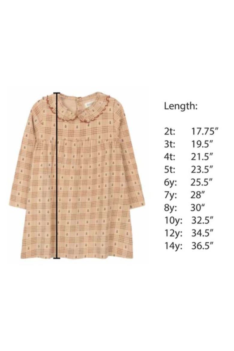 Cotton Floral Plaid Collection - Dress, Alternate, color, Pink