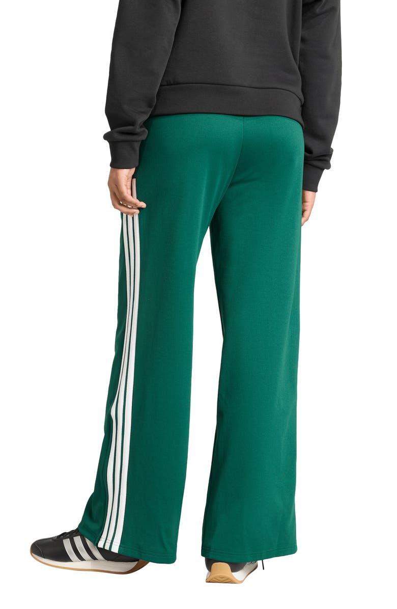 adidas Originals House of Tiro Wide Leg Track Pants, Alternate, color, Dark Green/ Scarlet/ White