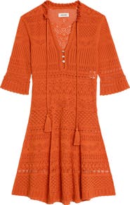 Zadig & Voltaire Memphis Cotton Pointelle Dress