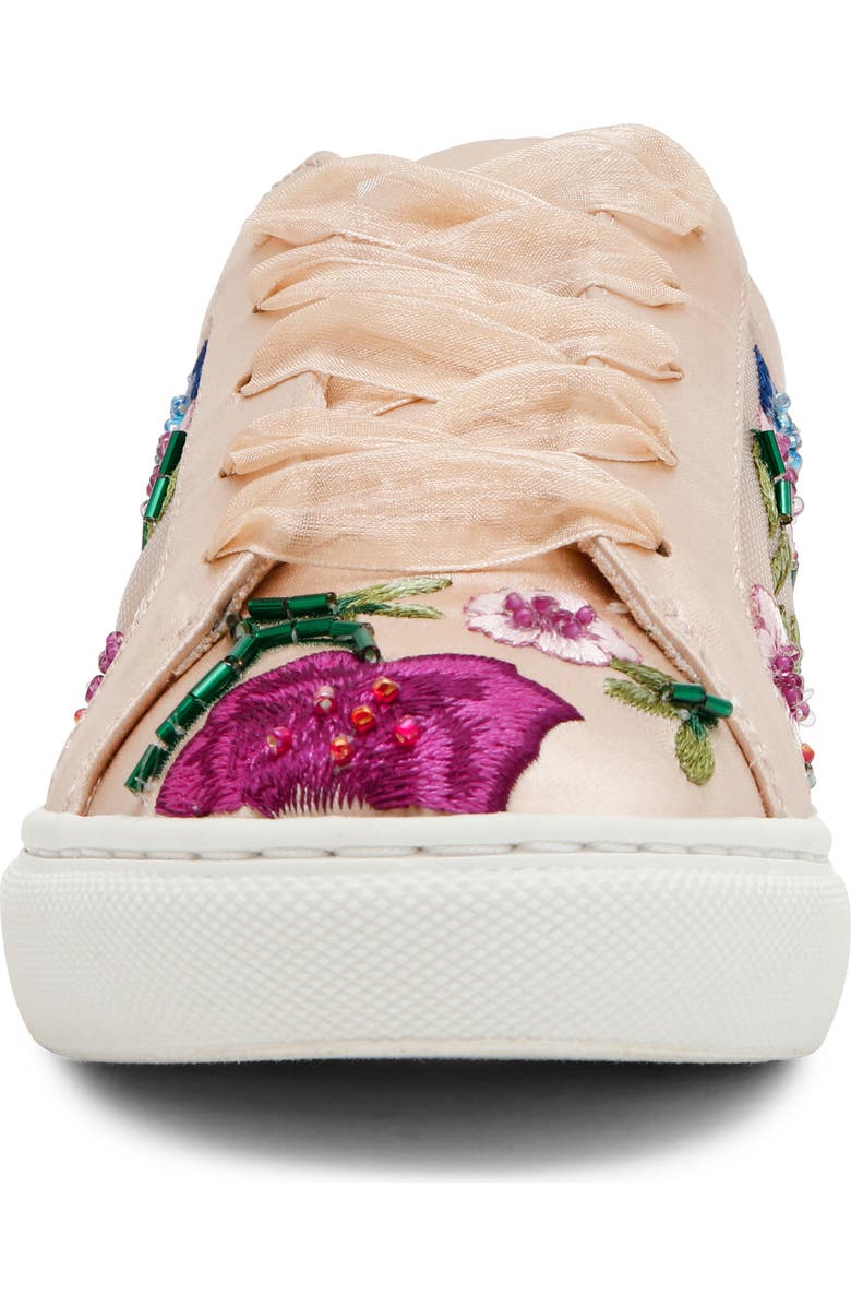 Betsey Johnson Kids' Jayla Sneaker, Alternate, color, Blush Multi Floral