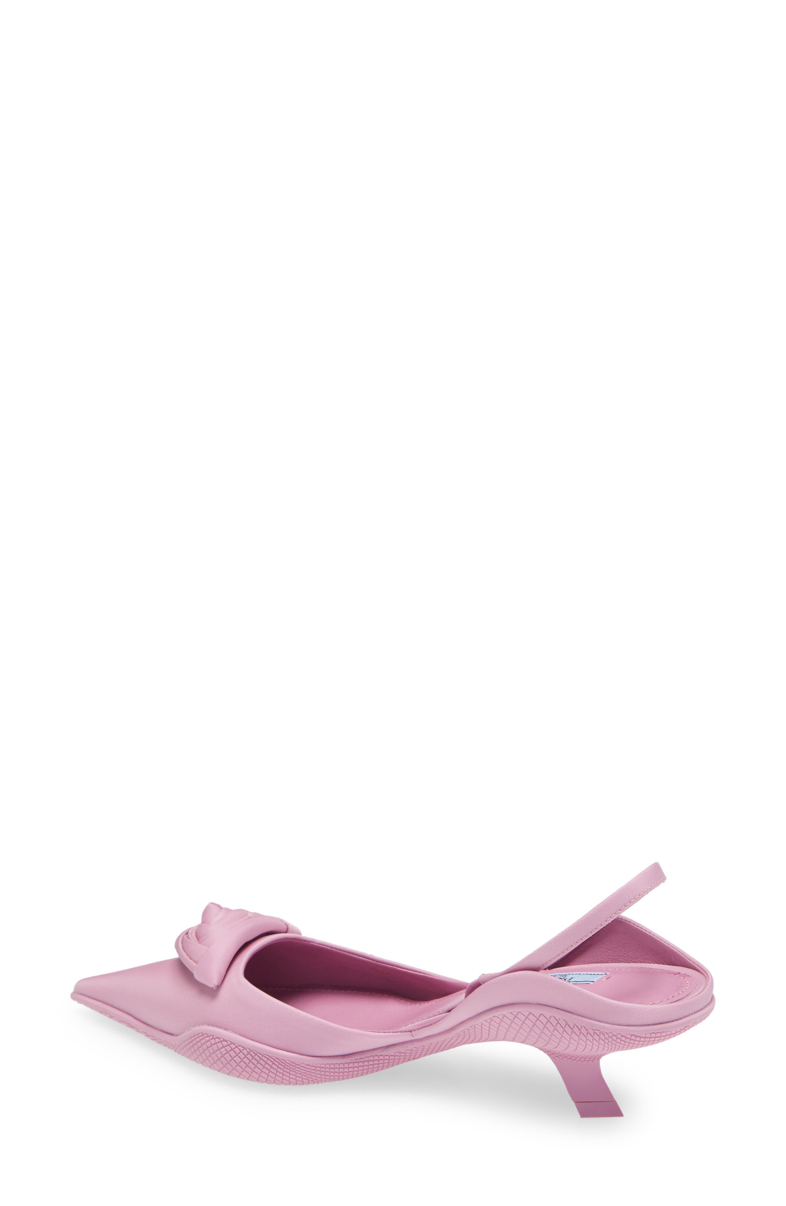 Prada Pointed Toe Slingback Pump, Alternate, color, 