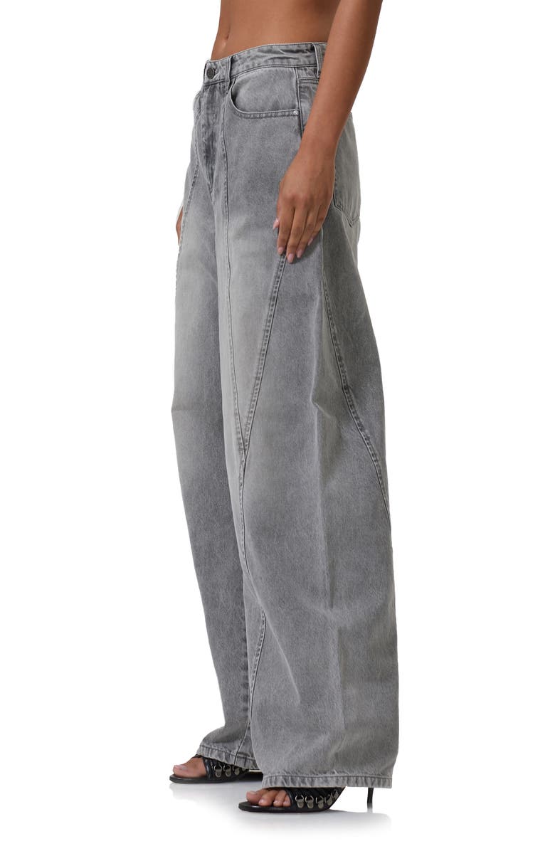 AFRM Archer Loose Fit Jeans, Alternate, color, Smoke Grey Wash