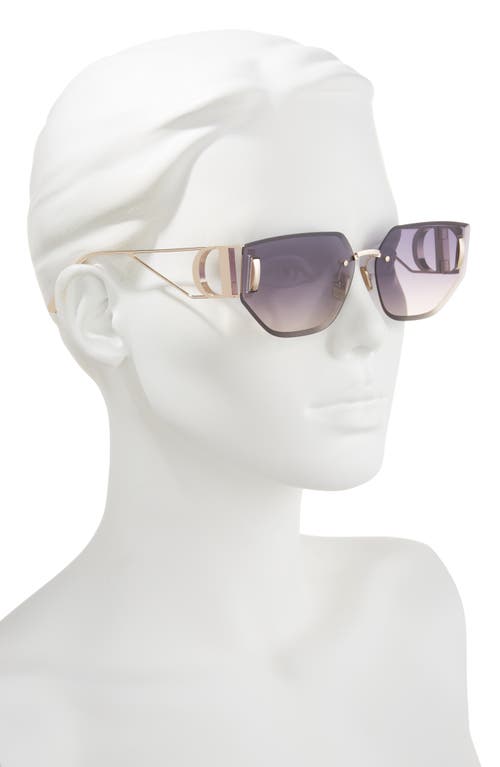 Dior 30montaigne B3u 65mm Gradient Oversize Butterfly Sunglasses In Multi