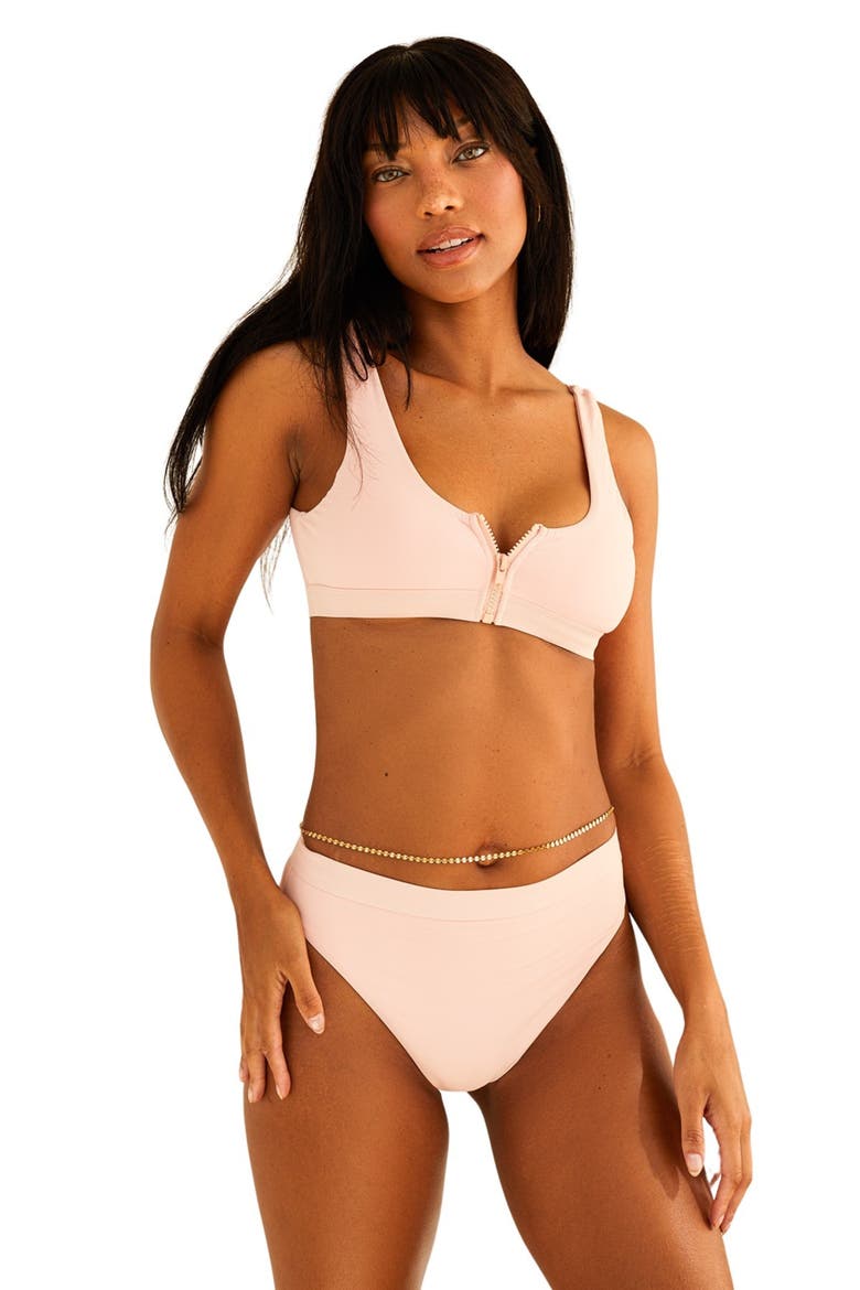 Ultra Cheeky Swim Bikini Bottom, Main, color, Sunset Pink