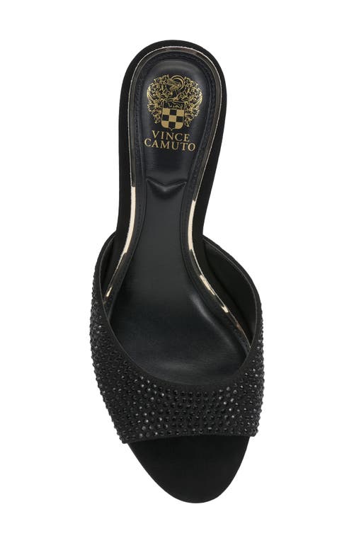 Vince Camuto Prynn Crystal Sandal In Black