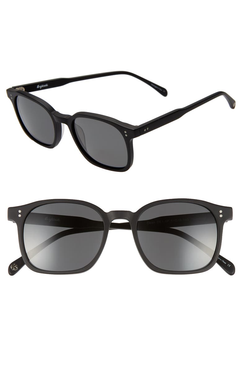 Brightside Dean 51mm Polarized Square Sunglasses, Main, color, 