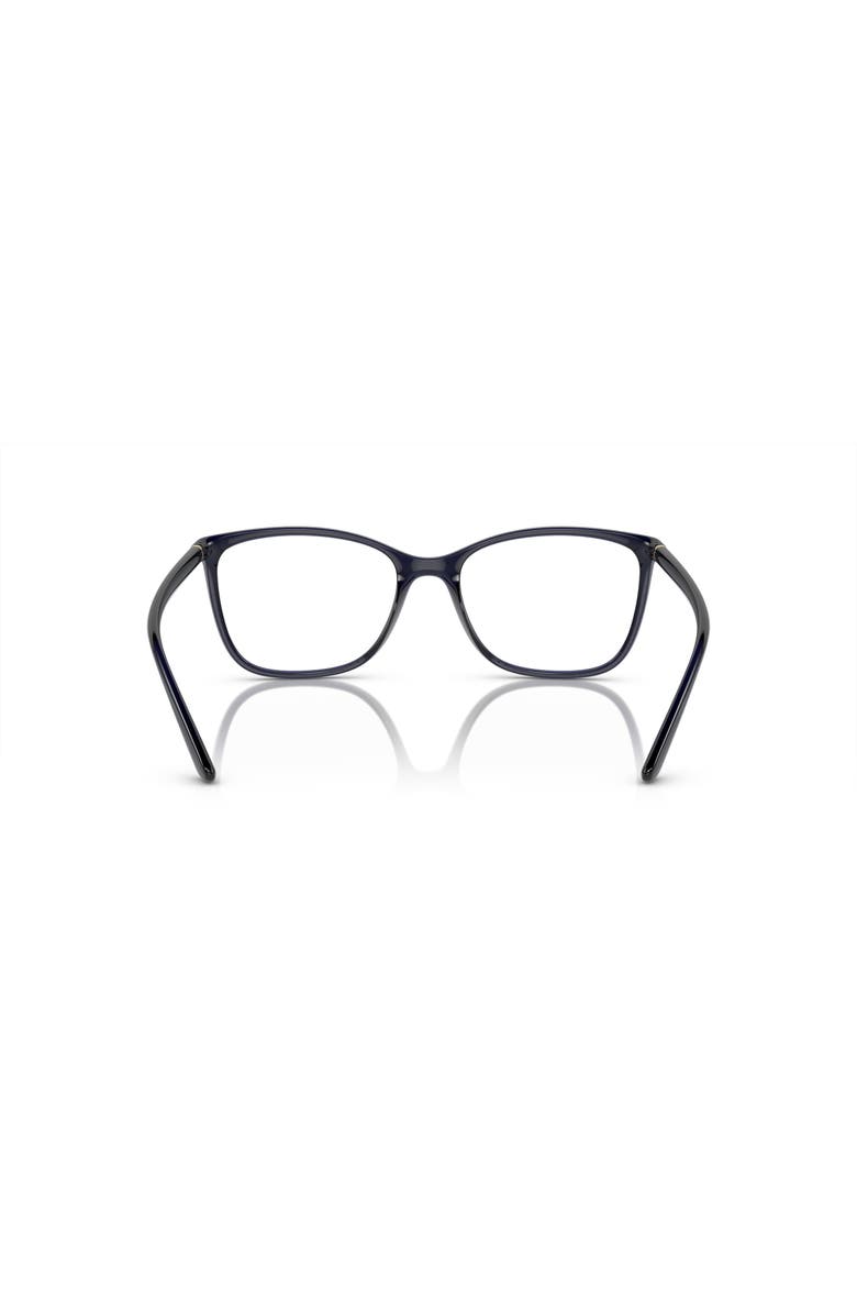 Dolce&Gabbana 54mm Rectangle optical glasses, Alternate, color, Blue