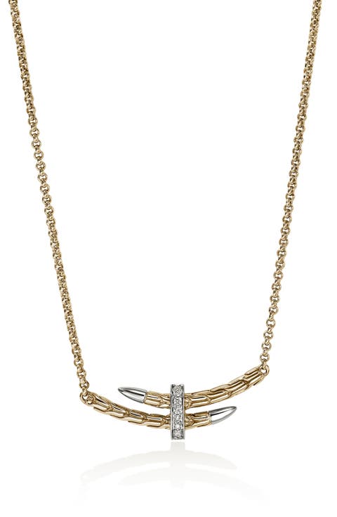 SPEAR STATION NECKLACE GOLD