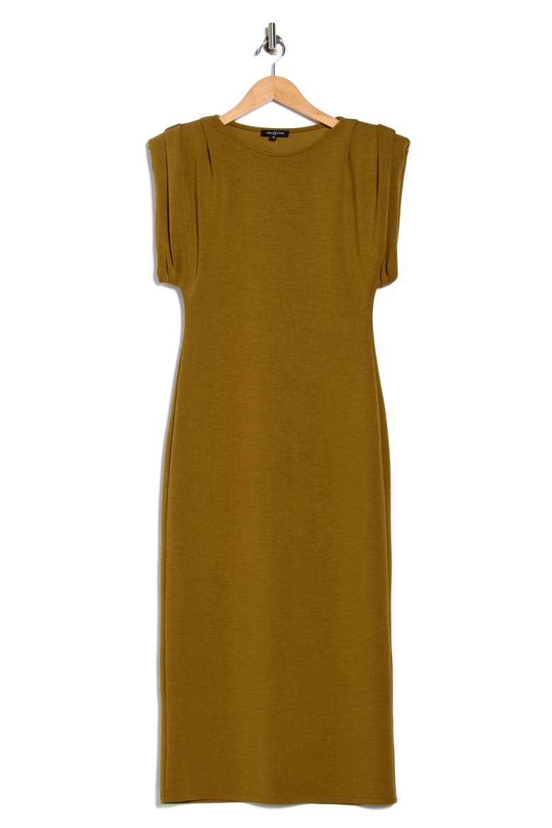Jera Knit Midi Dress, Alternate, color, OLIVE