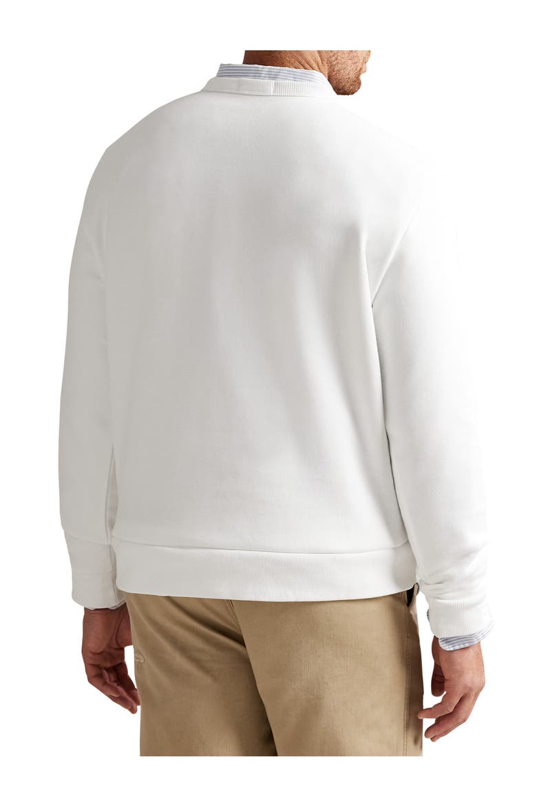 Big & Tall Logo Fleece Sweatshirt, Alternate, color, WHITE