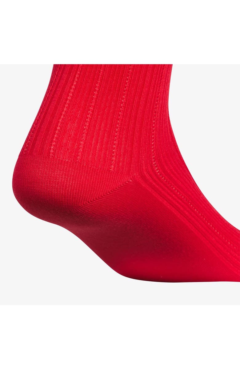 adidas Gender Inclusive Originals Ruffle Assorted 3-Pack Quarter Socks, Alternate, color, Scarlet/ White/ Black