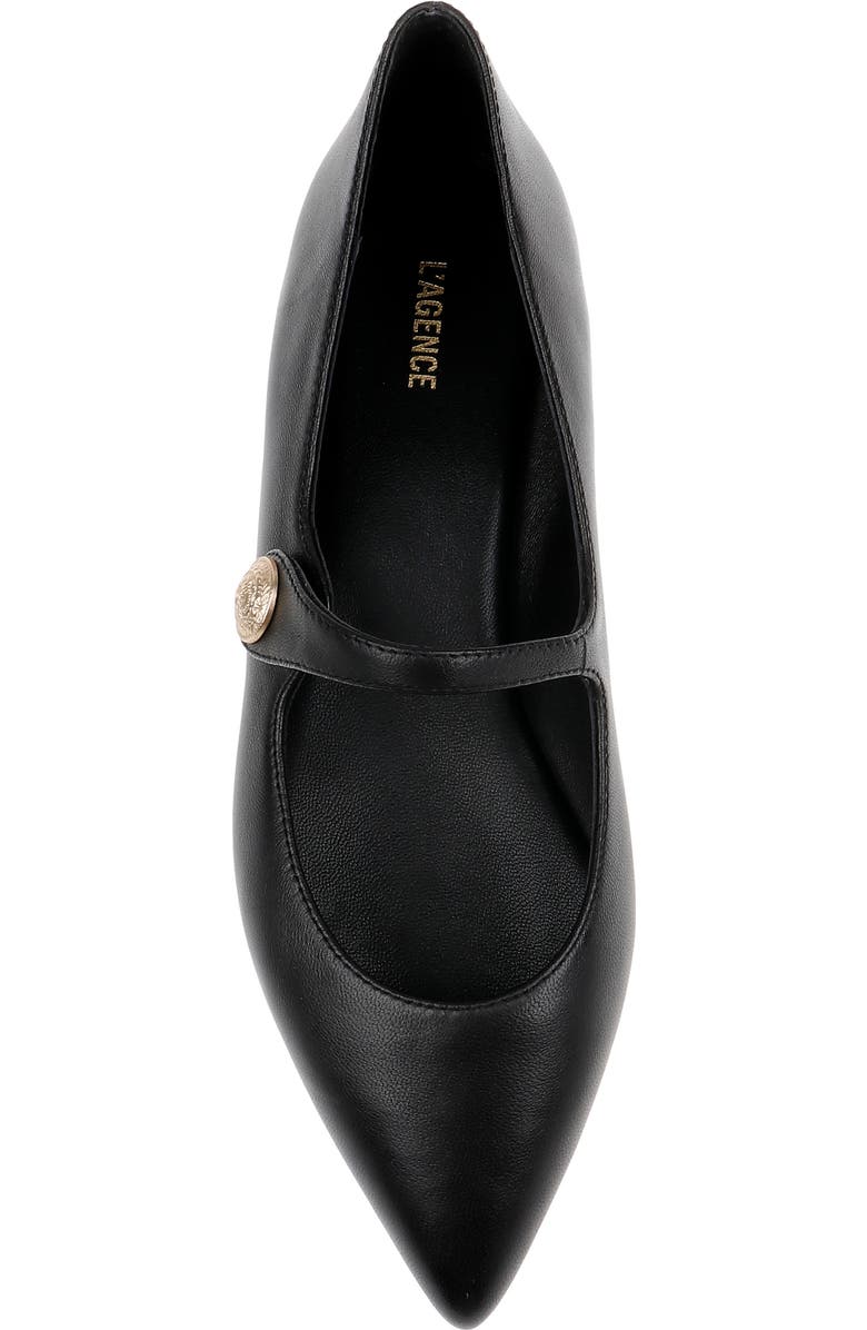L'AGENCE Gersende Mary Jane Pointed Toe Flat, Alternate, color,