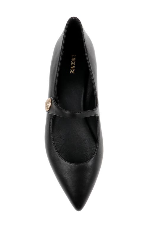 L AGENCE L'AGENCE GERSENDE MARY JANE POINTED TOE FLAT