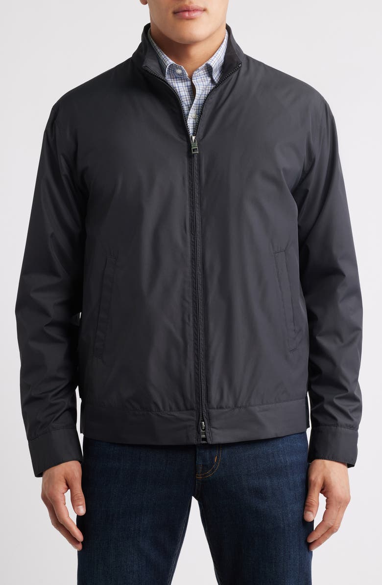 Peter Millar New Hartford Bomber Jacket, Alternate, color, Black