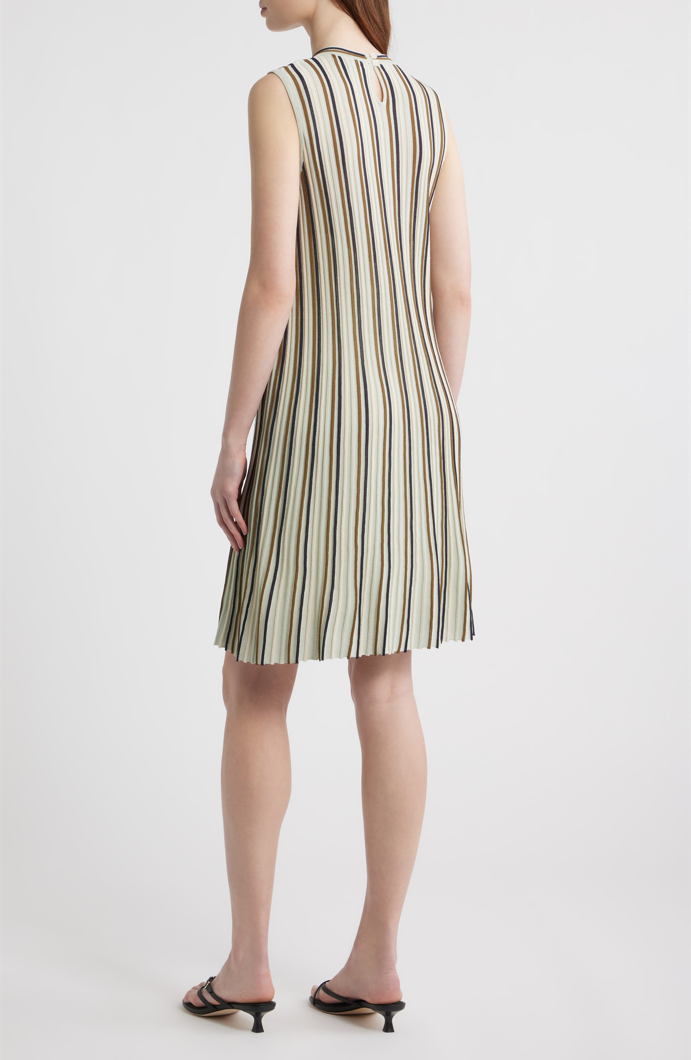 Victoria Stripe Rib Shift Dress - image 2