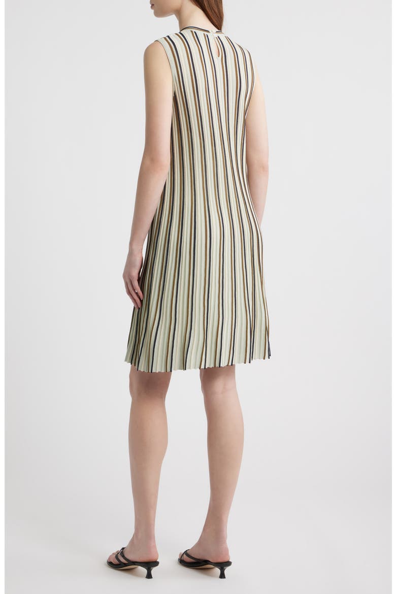 Victoria Stripe Rib Shift Dress, Alternate, color, BLUE MULTI