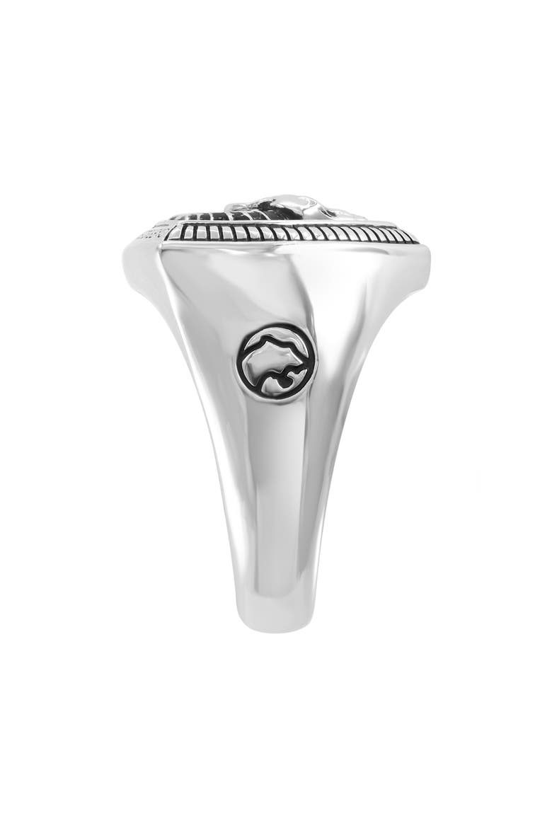 Men's Sterling Silver Capricorn Ring, Alternate, color, SILVER