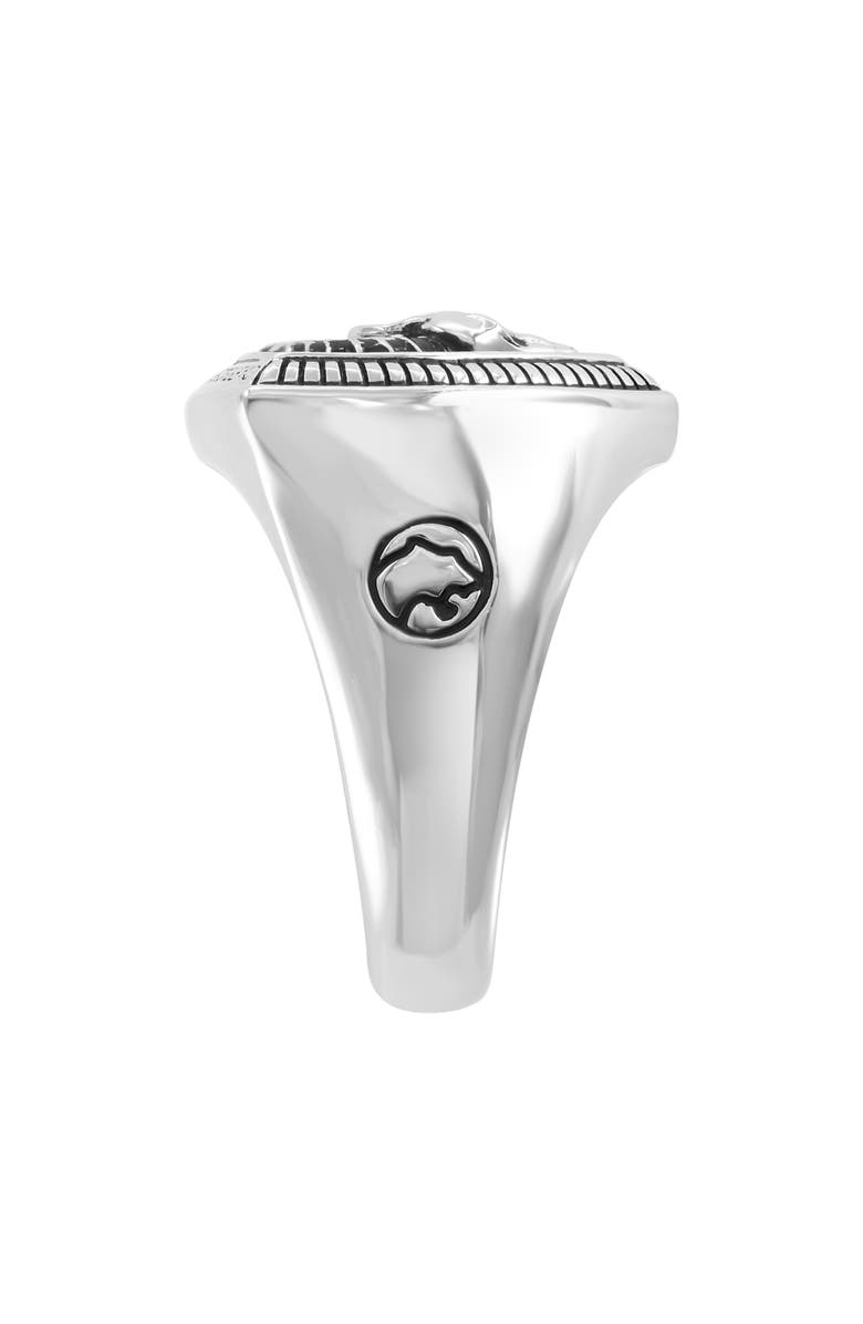 EFFY Men's Sterling Silver Capricorn Ring, Alternate, color, 