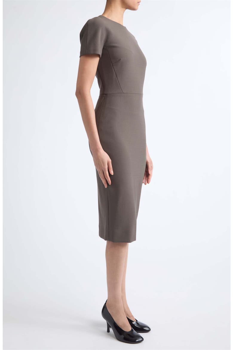 Claude Midi Dress, Alternate, color, KHAKI