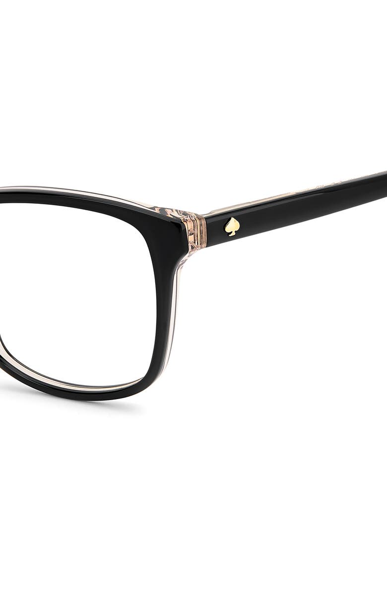 Kate Spade New York reilly 55mm rectangular reading glasses, Alternate, color,