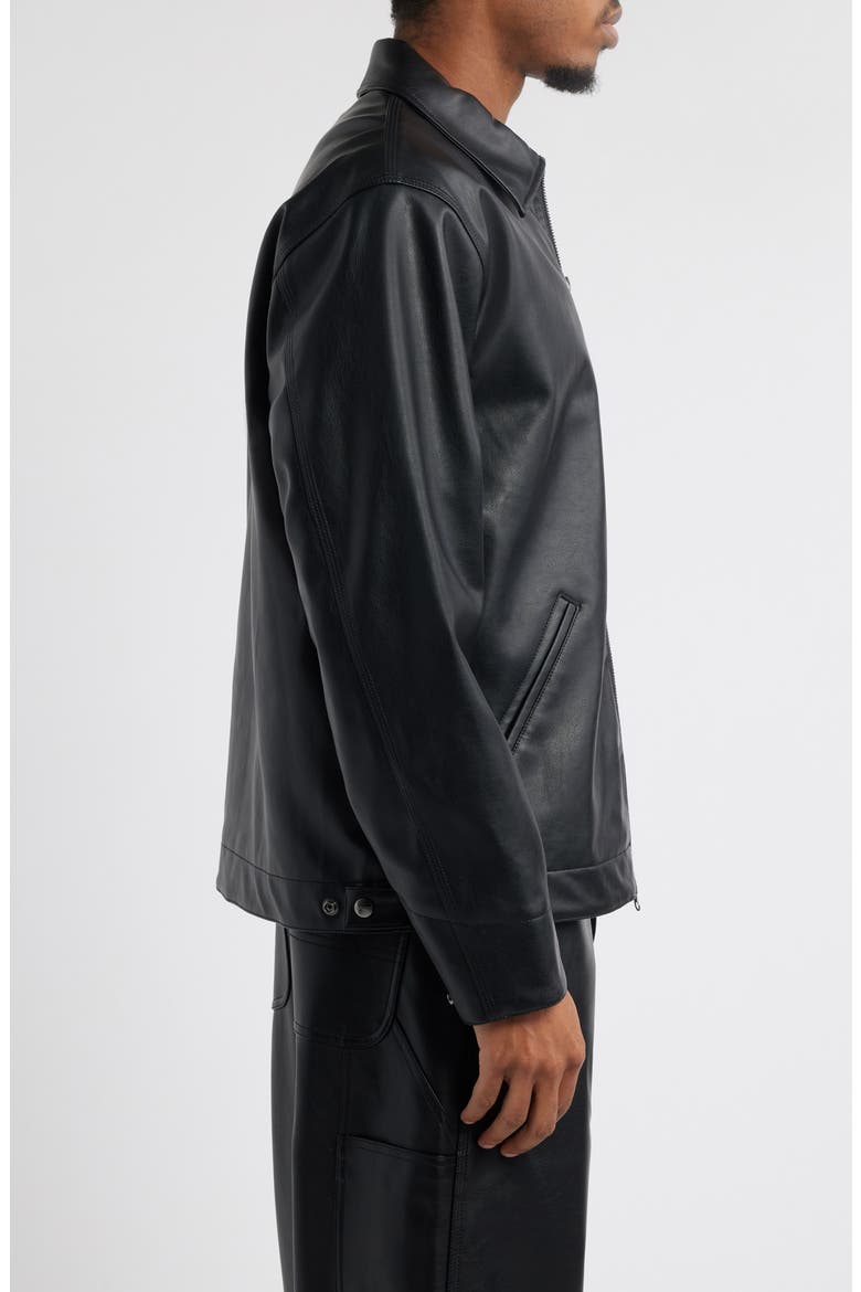 Detroit Black Faux Leather Jacket (Men) | Nordstrom
