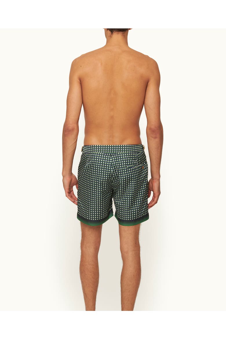 Bulldog Tailored-Fit Swim Shorts, Alternate, color, Agave Green