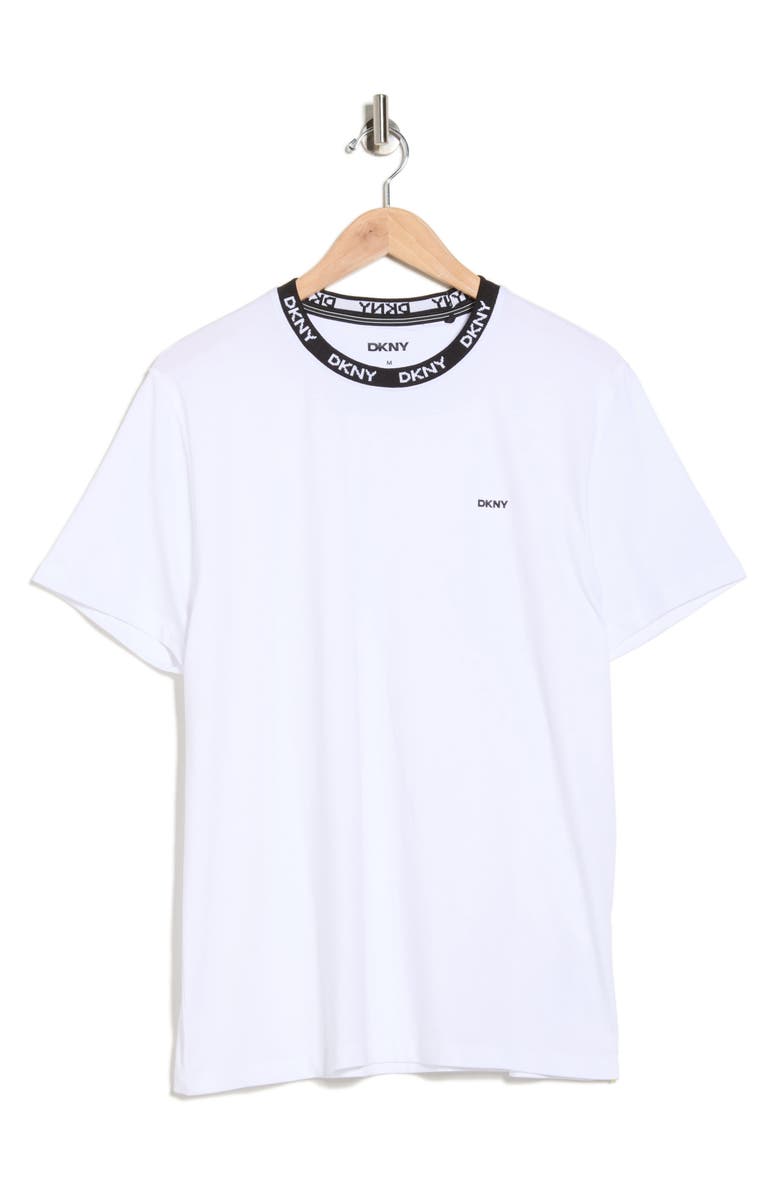 DKNY SPORTSWEAR Inwood Ringer T-Shirt, Alternate, color, White