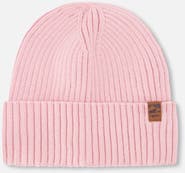 Deux par Deux Girl Rib Knit Beanie Hat