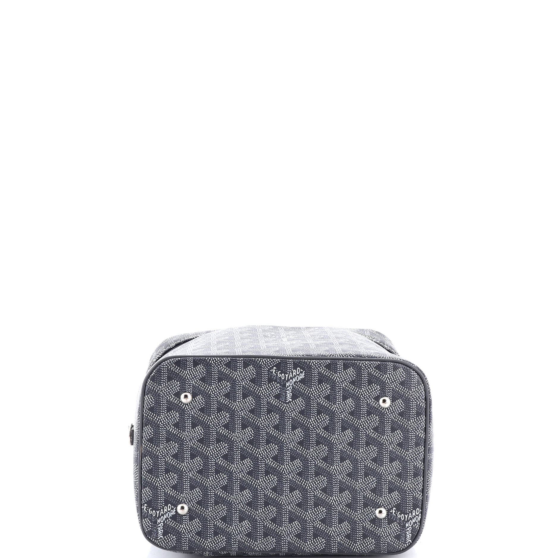 Pre-Owned Goyard Muse Vanity Case Coated Canvas, Alternate, color, Gray